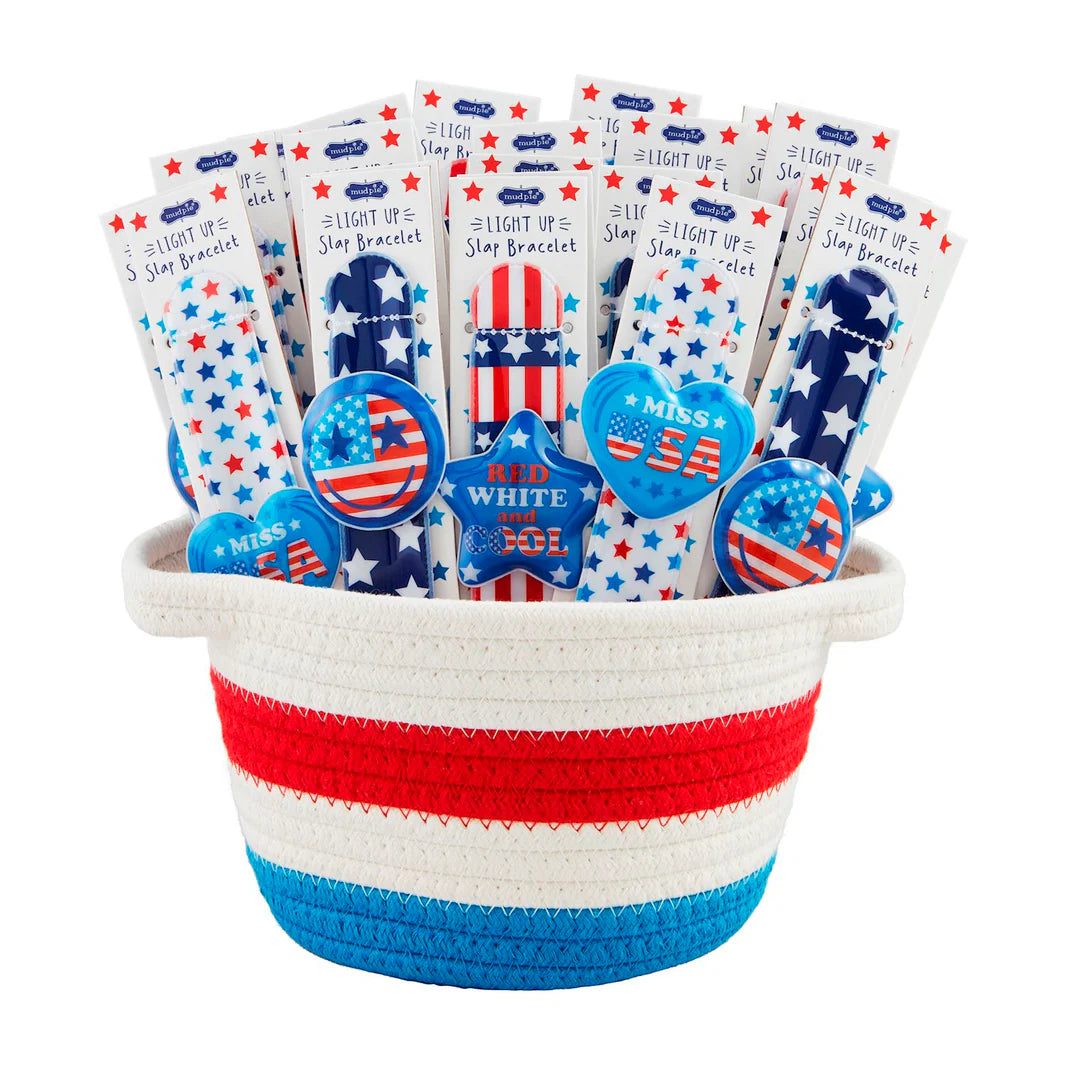 Patriotic Light up slap bracelet