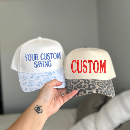Custom Printed Bill Embroidered Hat