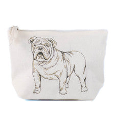 bulldog cosmetic bag