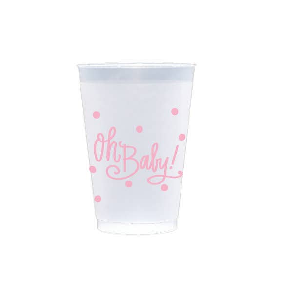 Oh Baby! (3 colors) | Frosted Cups: Baby Blue