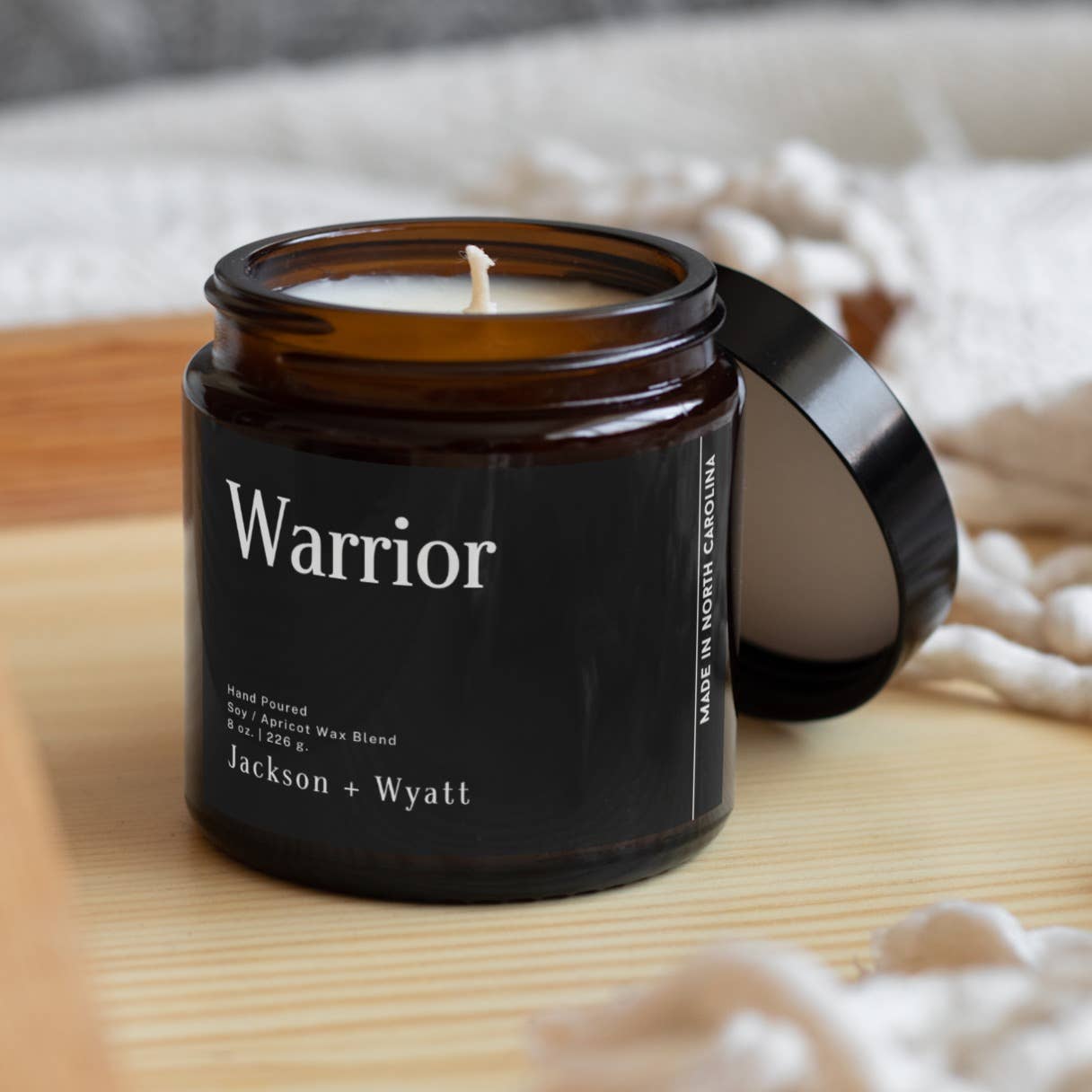 Warrior Candle - 8oz - Hand Poured in North Carolina