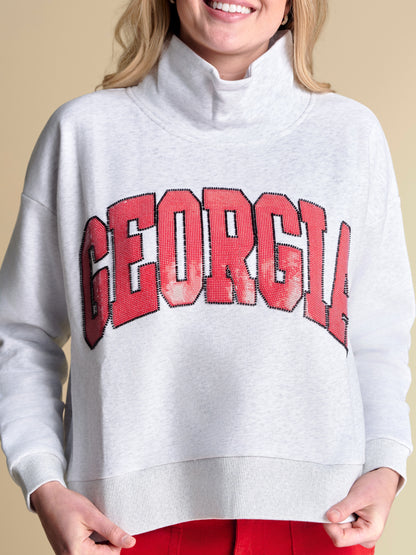 The Rewind Mockneck Pullover | Georgia