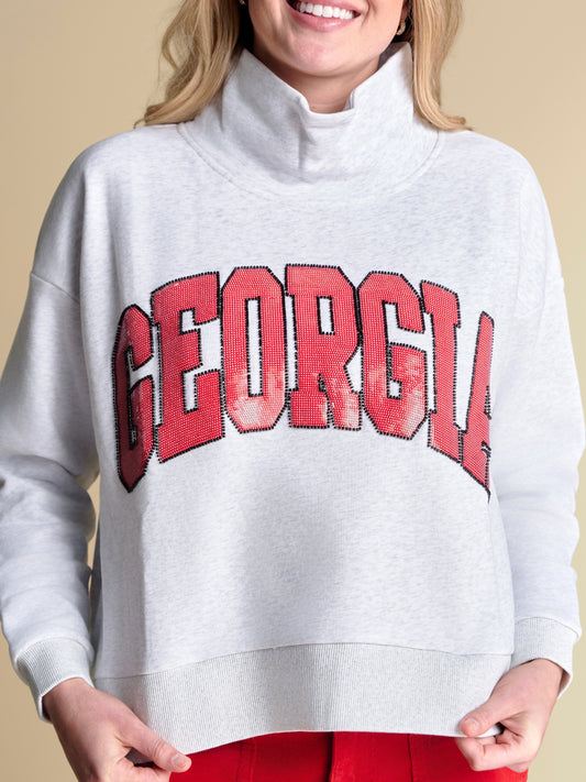The Rewind Mockneck Pullover | Georgia