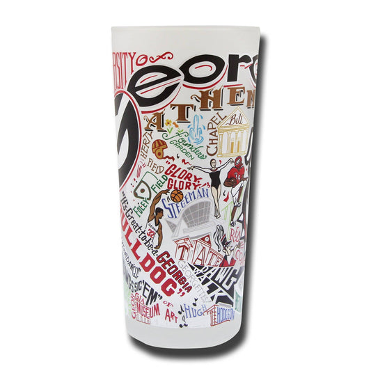 Georgia, University of Collegiate Drinking Glass