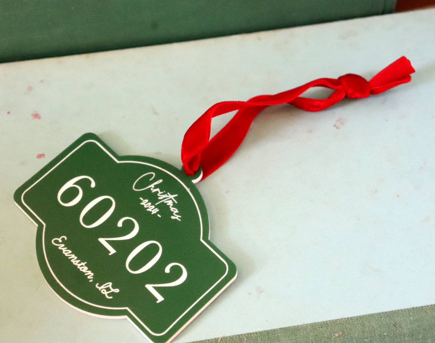 Custom Zip Code Ornament - City, State, Zip Code