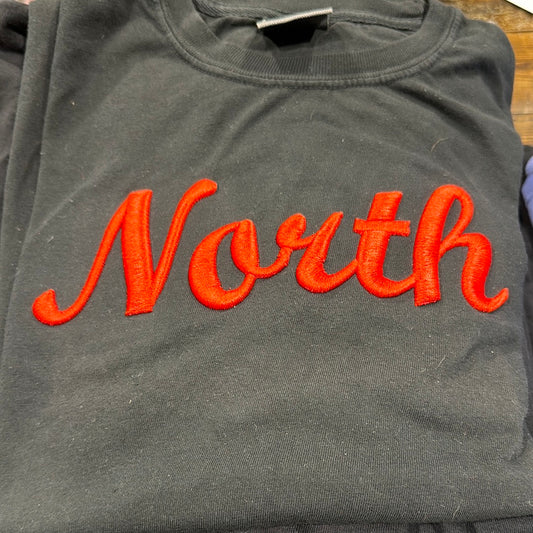 North 3D ebroidered Tshirt