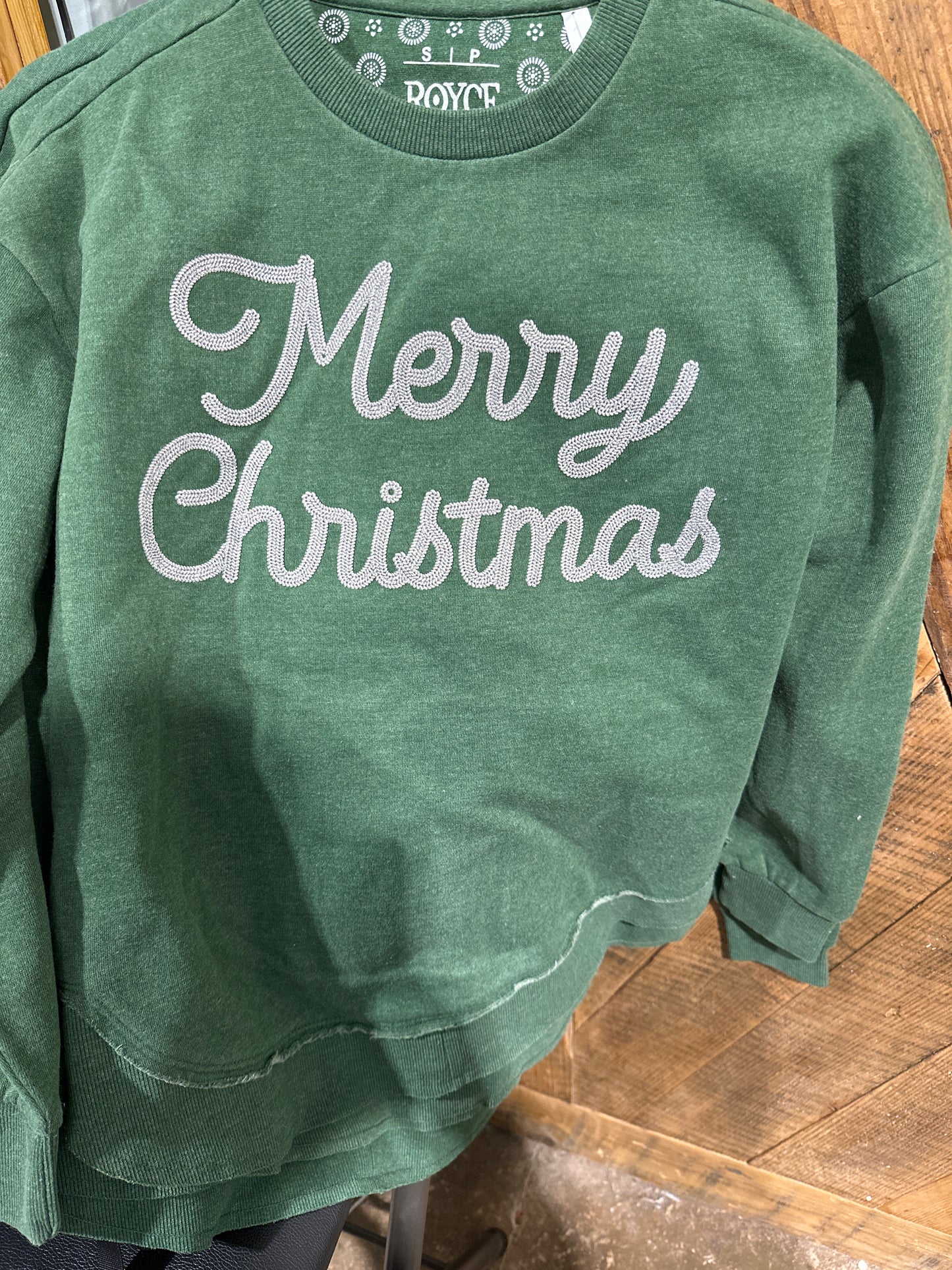 Glimmer Merry Christmas Fleece Sweatshirt