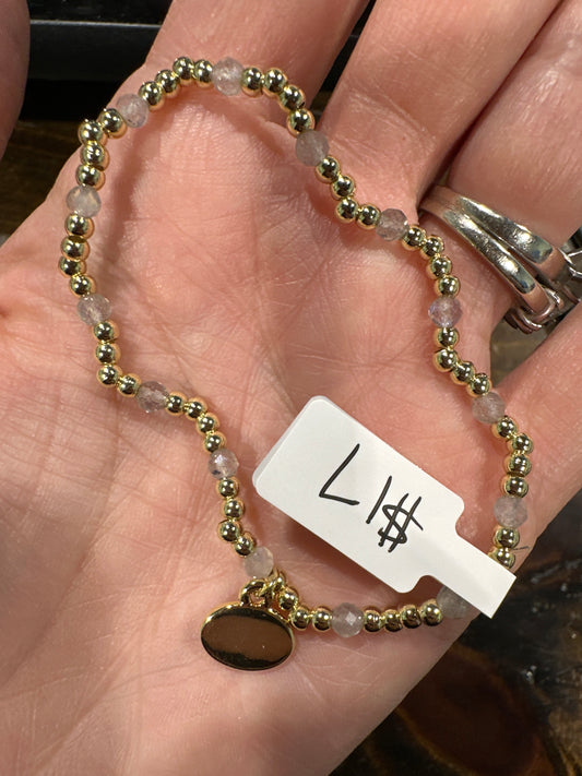 Semi precious Moonstone Bracelet