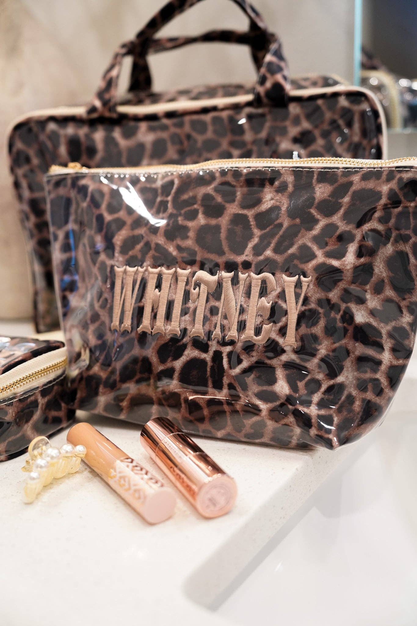 Leopard - Clear Coat Bag For Embroidery