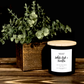 White Oak + Vanilla 16 oz 100% Soy Candle