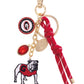 Georgia Bulldog Cluster Bag Charm