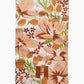 Geometry Monogram Floral Tea Towel letter C