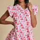 The Team Toile Flutter Sleeve