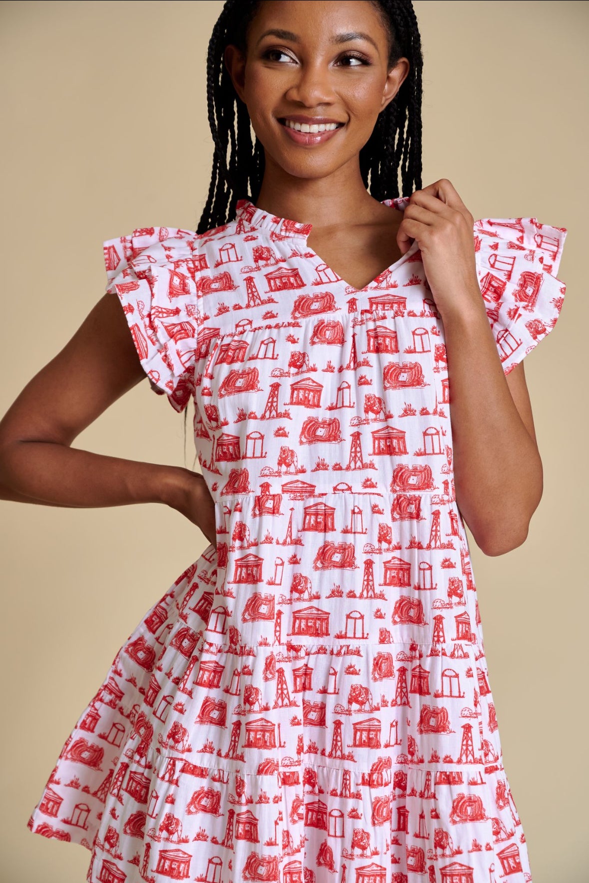 The Team Toile Flutter Sleeve
