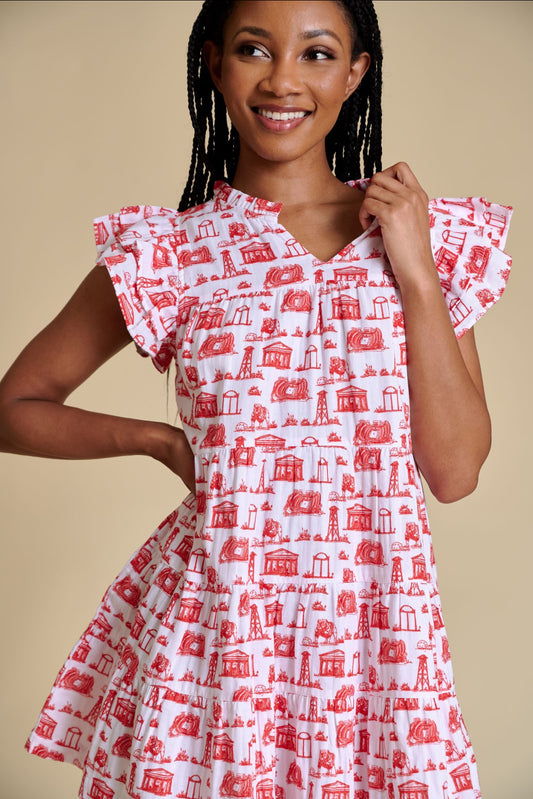 The Team Toile Flutter Sleeve