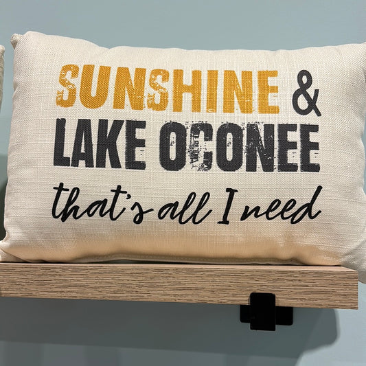 Sunshine & Lake Oconee Pillow