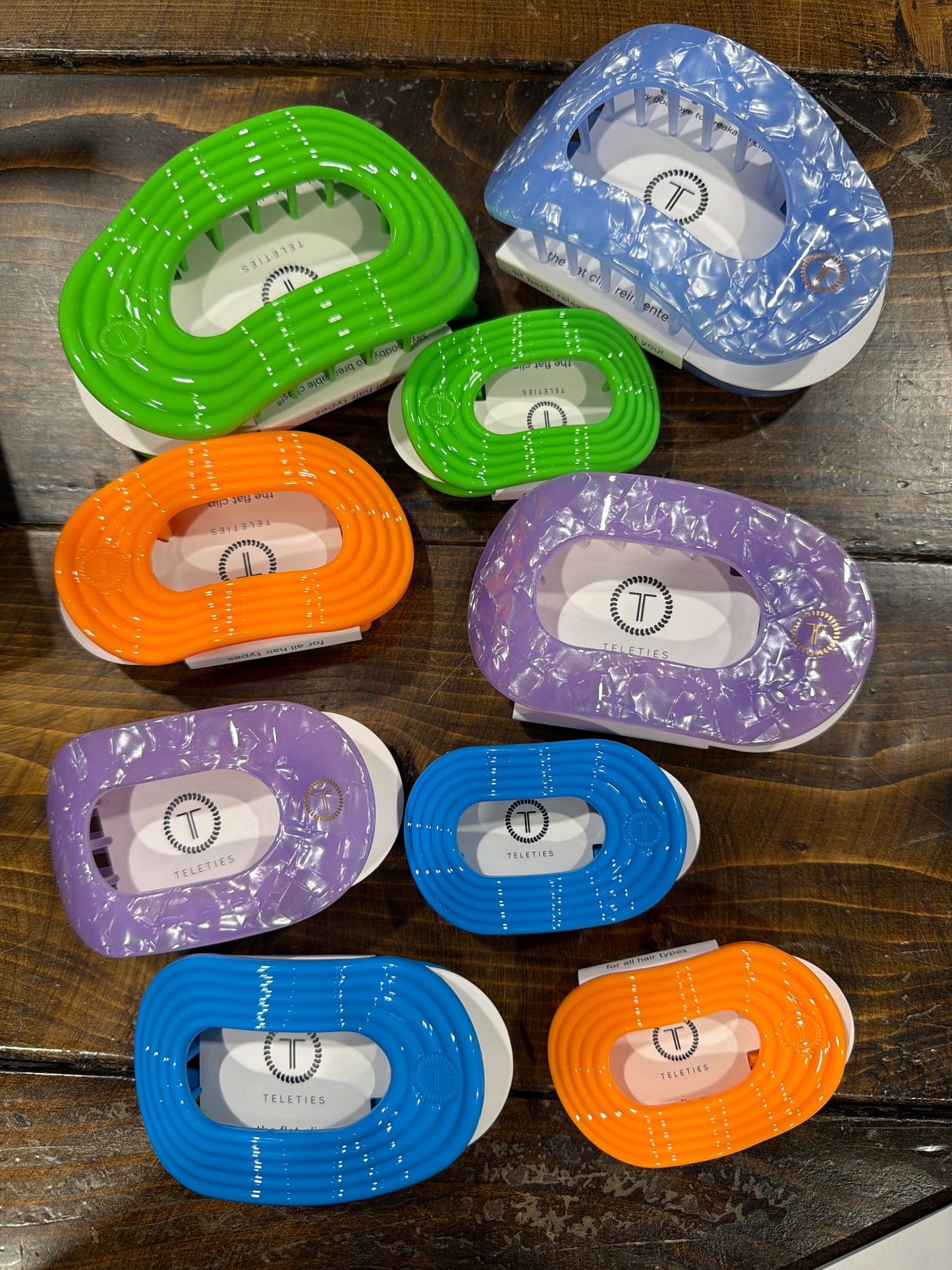 Spring 26 flat teleties clips