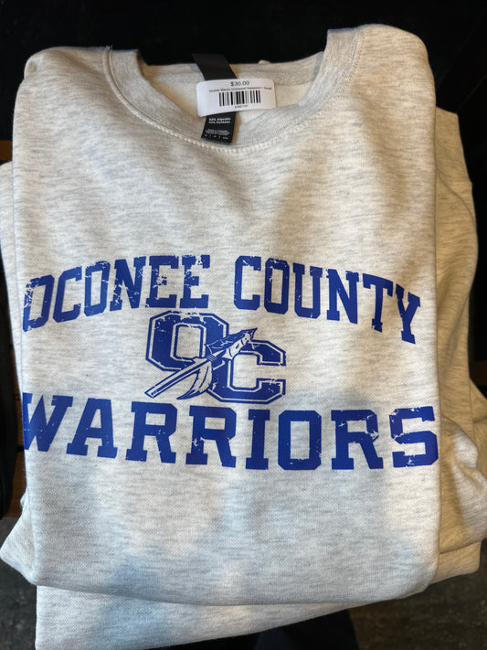 Oconee Warrior Distressed Sweatshirt