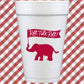 Game Day Cups: Go Dawgs Black