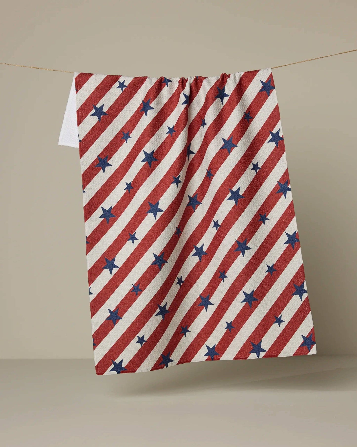 Patriotic Stripe Tea Towel