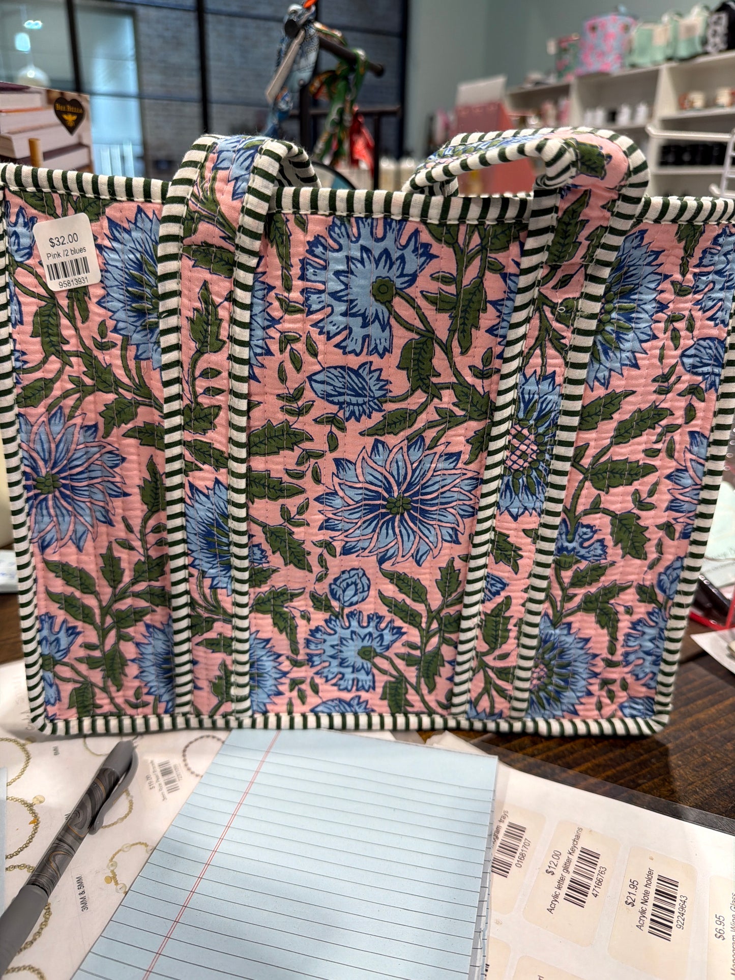 Mini Qulited Tote Bag