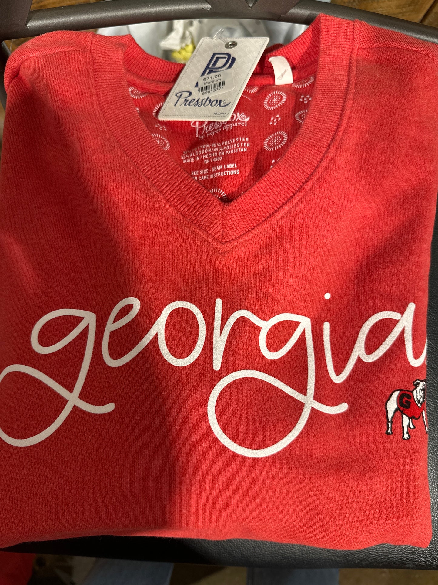 Georgia V Neck Fleece