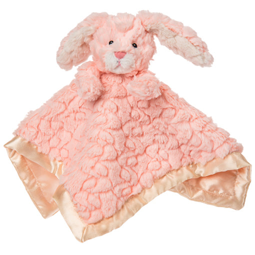 Putty Nursery Blush Bunny Character Blanket – 13×13″