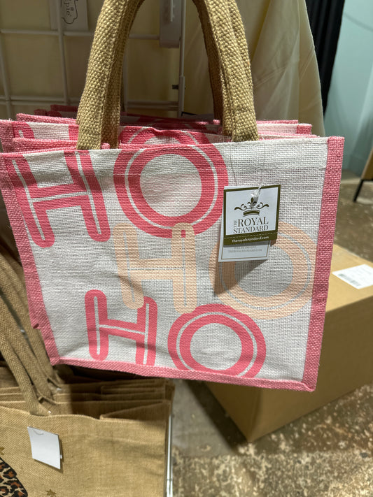 Jute HoHo Ho gift bag