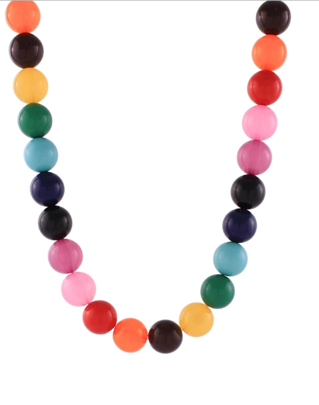 Colored Ball Necklace