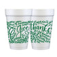 Foam Cups - Give Thanks (3 colors) (Thanksgiving): Pumpkin Orange