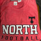 North football raglan tee