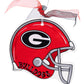 Georgia Flat Helmet Ornament