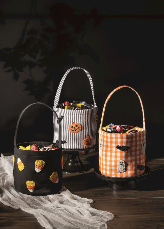 Halloween Beaded Buckets
