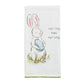 Spring Has Bunny Tea Towel