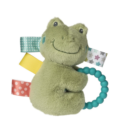 Taggies Peepers Frog Teether Rattle – 6″