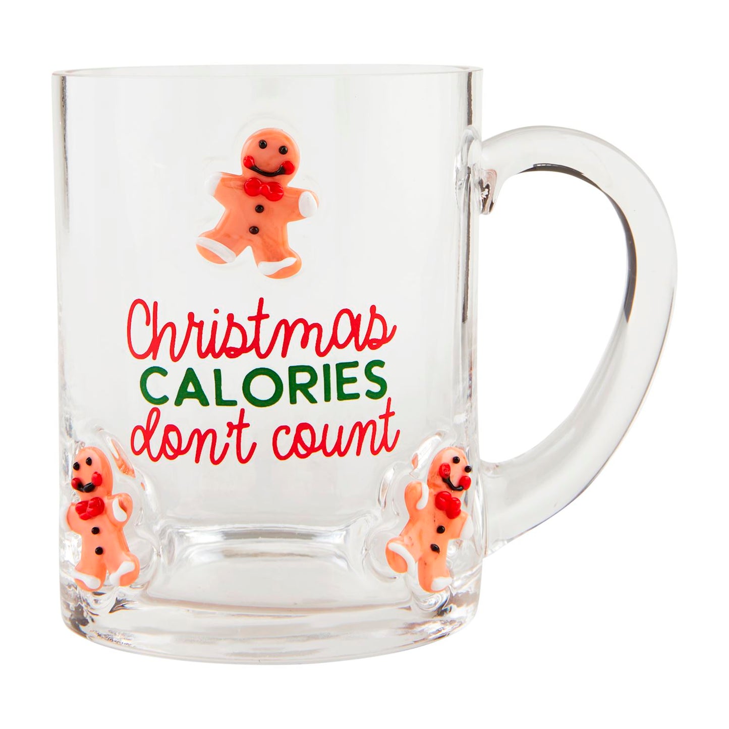 Glass Christmas Mug