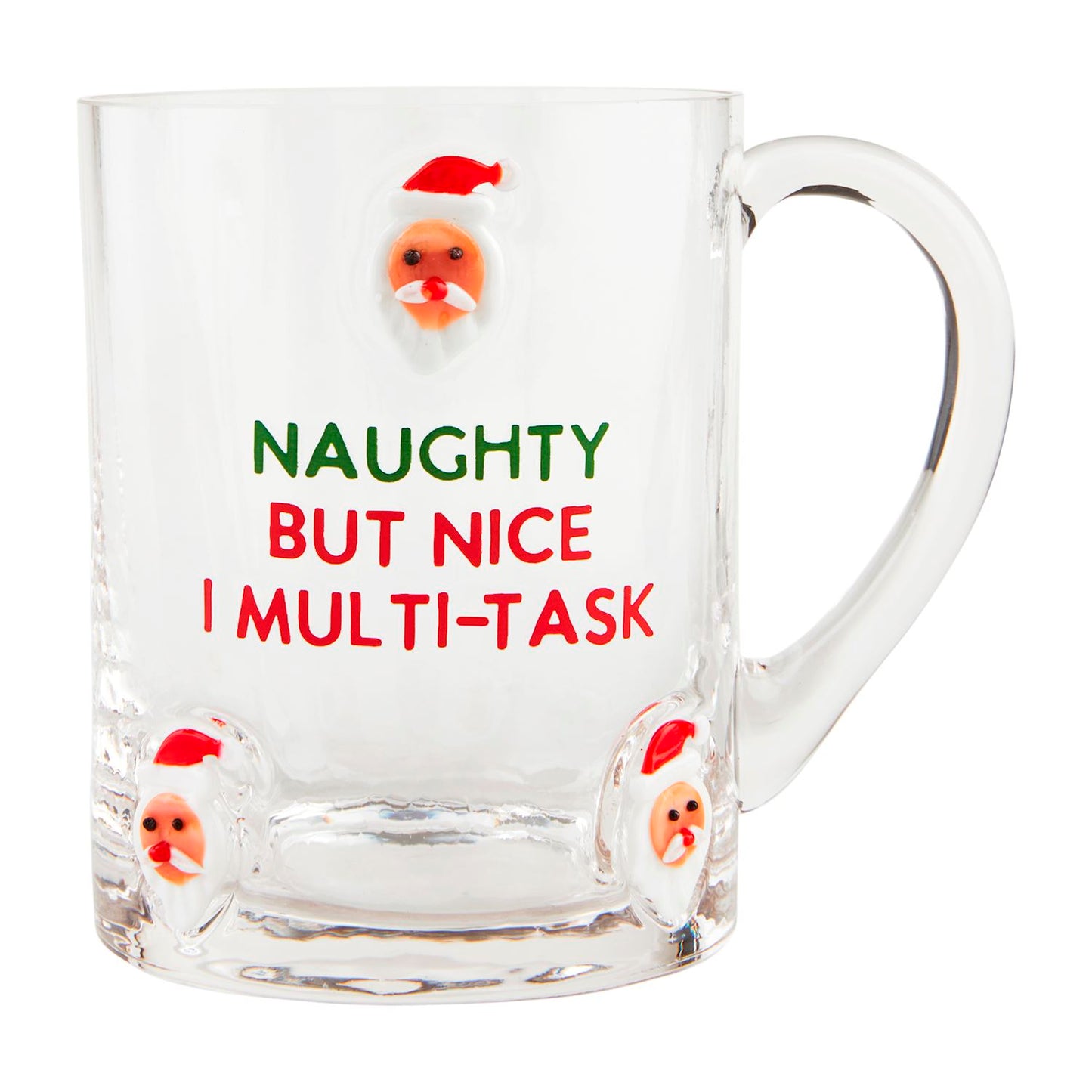 Glass Christmas Mug