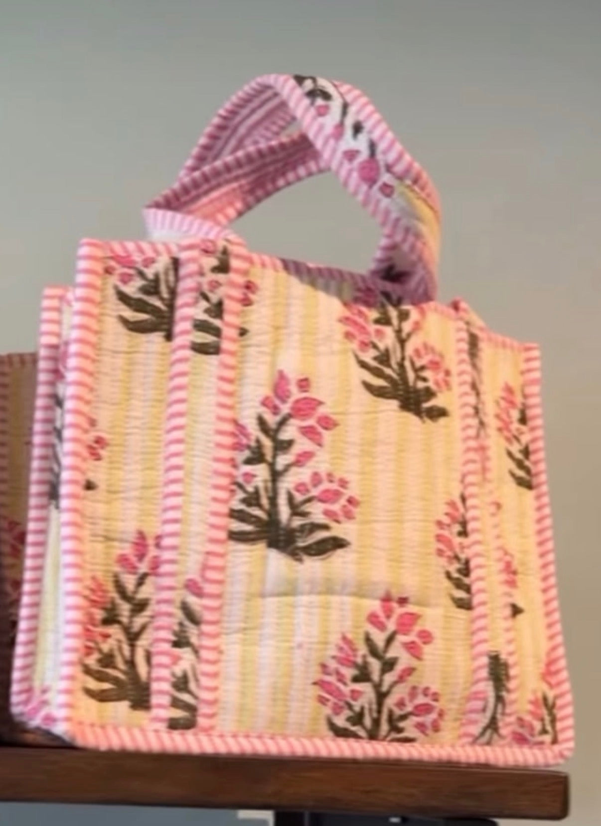 Mini Qulited Tote Bag