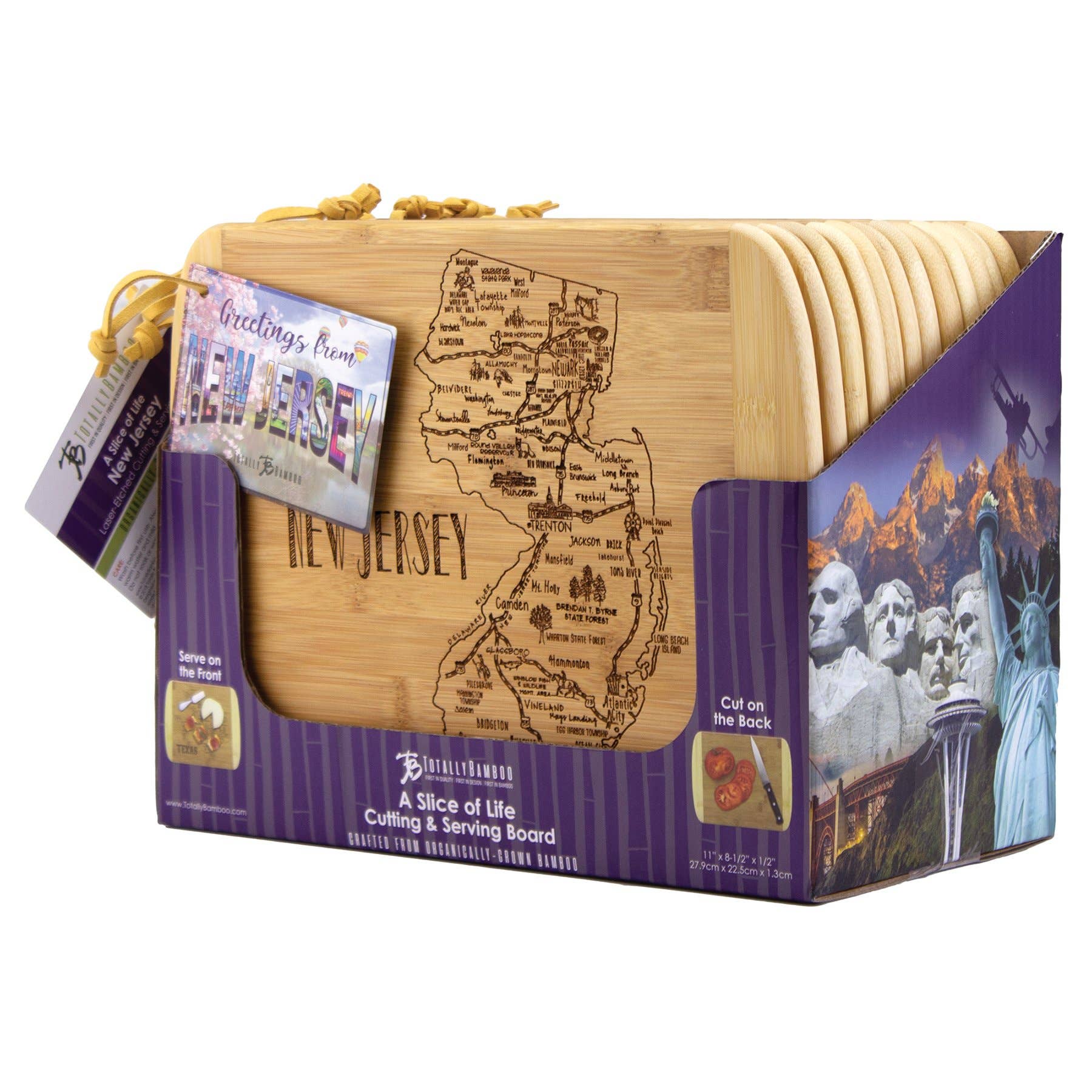 A Slice of Life Georgia 11" Cutting & Serving Board