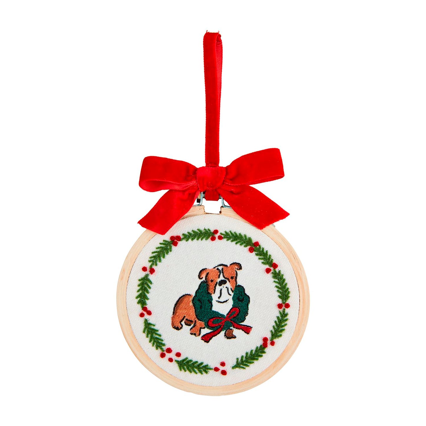 Dog Hoop Ornament