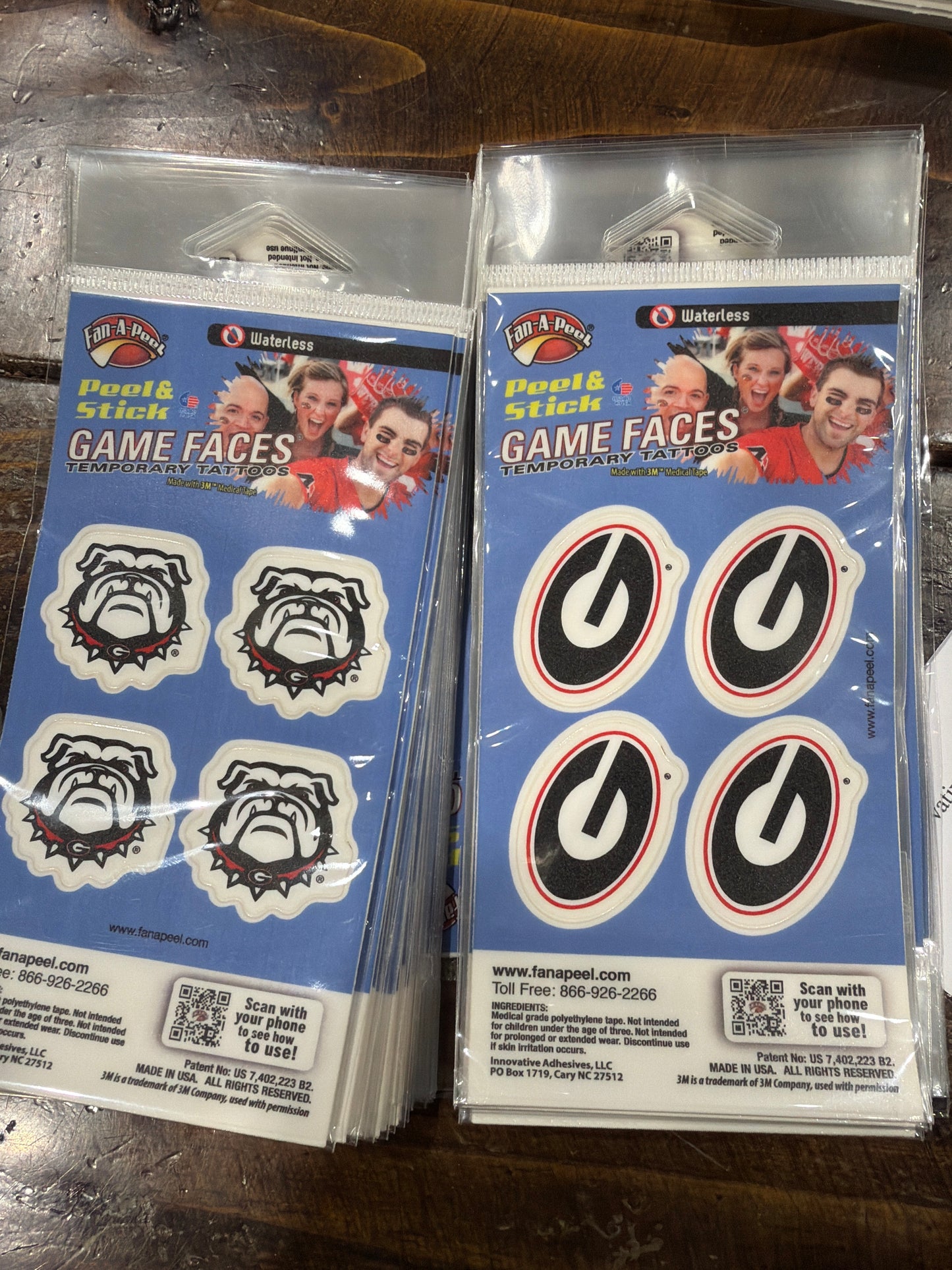 Team face tattoo