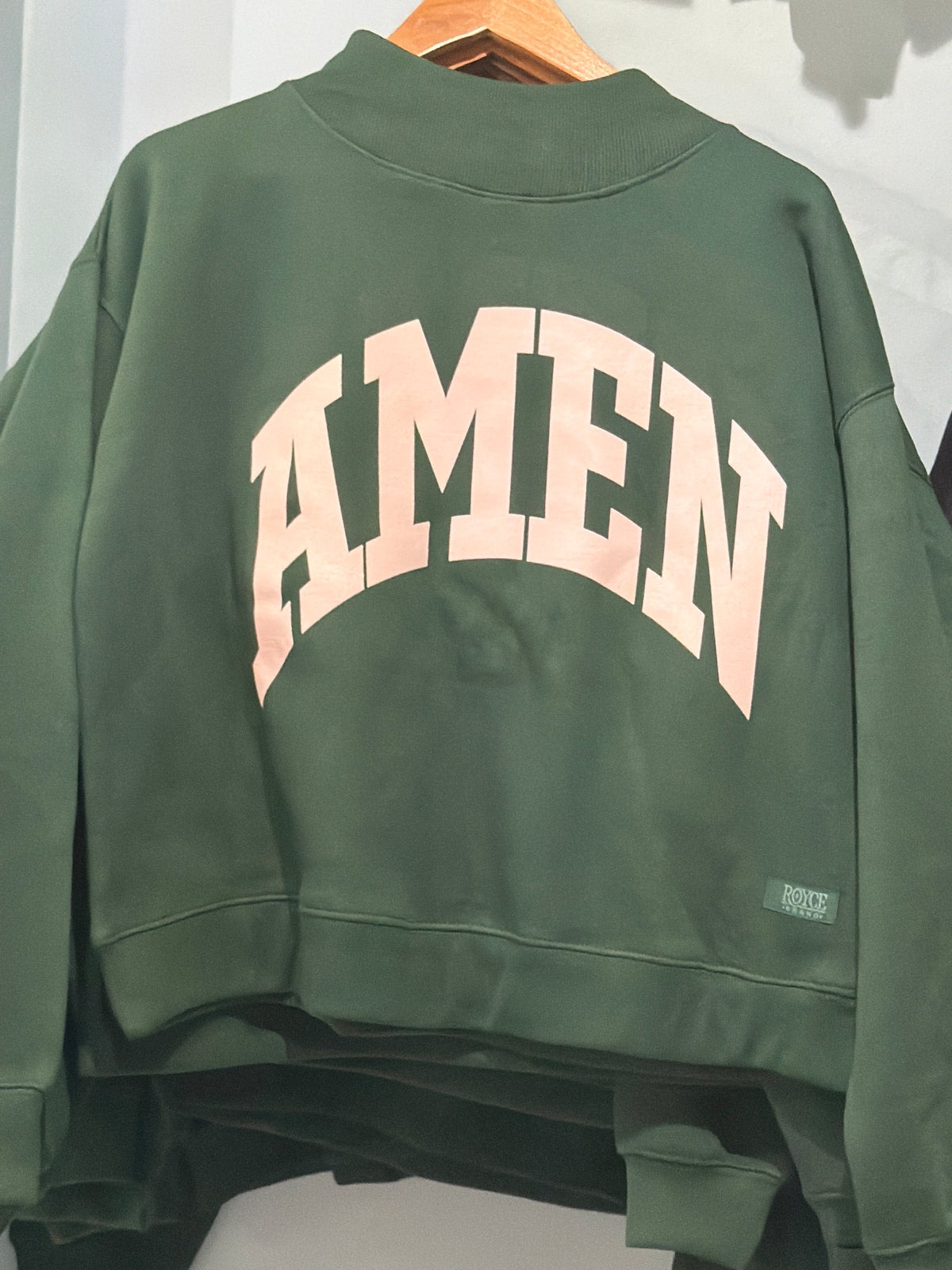 Amen mockneck sweatshirt