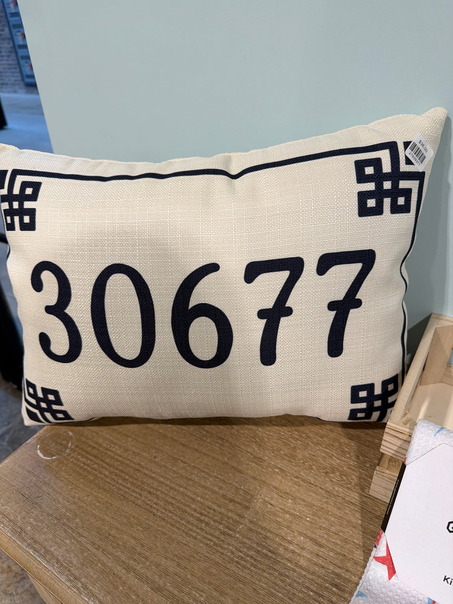 30677 Navy Pillow