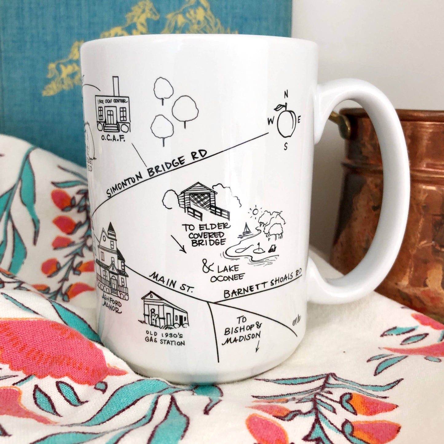 Watkinsville, Georgia Map Mug