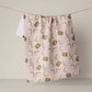 Flower Tiles Tea Towel - Mahjong