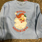 Glitter Santa oversized sweatshirt