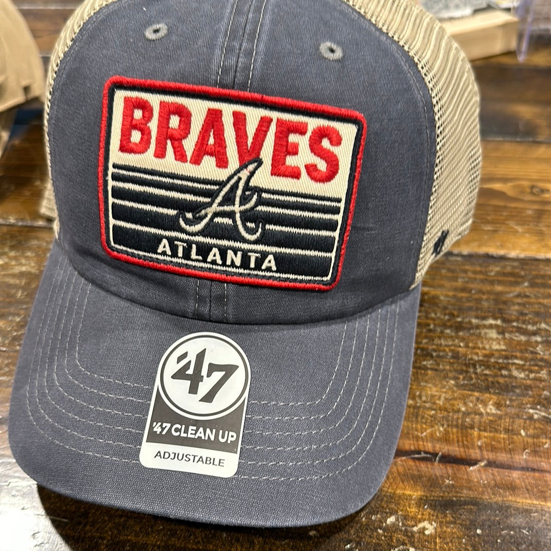 Braves vintage navy hat