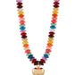 Puffy Heart Beaded Necklace