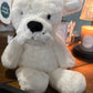 Marshmallow white bulldog