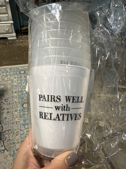 Pairs well with Relatives Cups